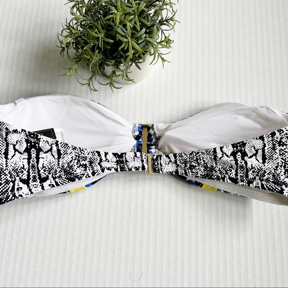 BCBGMaxazria Urban Contrast Bandeau Bikini TOP ONLY! - Picture 6 of 8
